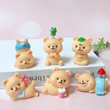 Sét 5 con gấu nâu nhiều kiểu dáng