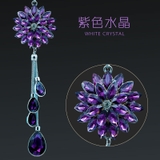 Khánh treo gương chiếu hậu ô tô mặt dây chuyền hoa cúc