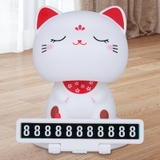 Chú mèo may mắn Lucky Cat gật gù đáng yêu