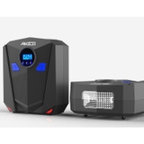 Bơm lốp ô tô, xe máy AIKESI bơm hơi 12V đồng hồ điện tử tự ngắt