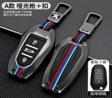 (80 loại xe ô tô ) Ốp bảo vệ chìa khóa bằng hợp kim có phản quang - OKL màu gray