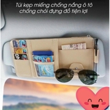 Túi kẹp gương ô tô đựng đồ tiện ích