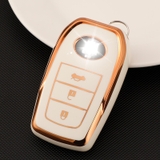 (TPU) Ốp khóa mạ nhựa dẻo silicon hãng xe TOYOTA