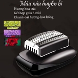 Nước hoa đính đá nắp chữ nhật