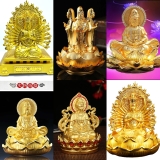 (6 mã) Tượng phật mạ vàng Quan Âm