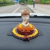 TƯỢNG PHẬT TỌA ĐÀI SEN ĐÍNH ĐÁ