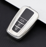 (TPU) Ốp khóa mạ nhựa dẻo silicon hãng xe TOYOTA