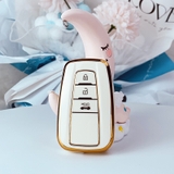 (TPU) Ốp khóa mạ nhựa dẻo silicon hãng xe TOYOTA