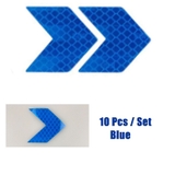 Sét 12 Mũi tên decal phản quang Màu