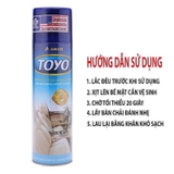 Bình Xịt Đánh Bóng Da Nhựa Gỗ Và Nội Thất  Toyo 500ml