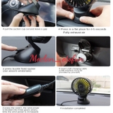 1 Chiếc Quạt đơn mini cắm cổng USB 12V tặng kèm sáp thơm