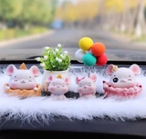 Heo hồng dễ thương - mix sét gia đình heo