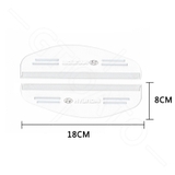 Bộ 2 miếng vè che mưa trong suốt logo hãng
