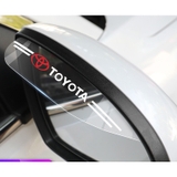 Bộ 2 miếng vè che mưa trong suốt logo hãng