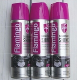 Combo 3 Chai xịt dưỡng bóng bảo vệ da và đồ nội thất Flamingo 500ml - Mùi cà phê
