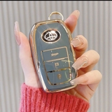 (TPU) Ốp khóa mạ nhựa dẻo silicon hãng xe TOYOTA