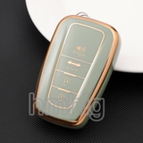 (TPU) Ốp khóa mạ nhựa dẻo silicon hãng xe TOYOTA