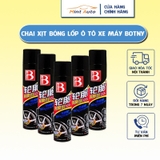 Chai xịt bọt làm bóng lốp chính hãng Botny 650ml