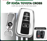 (TPU) Ốp khóa mạ nhựa dẻo silicon hãng xe TOYOTA