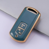 TPU ốp khóa nhựa xe máy viền vàng
