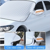 Bạt kính lái hút nam châm có tai che gương fom mới 2025