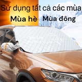 Bạt kính lái hút nam châm có tai che gương fom mới 2025