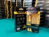 (QC3.0) Tẩu sạc Pugan 6A sạc cực nhanh cực đỉnh từ 9V-32V kèm dây cáp 3 đầu