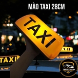 Mào TAXI đế nam châm có đèn size nhỏ 28cm