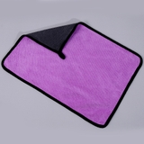 Khăn Lau Đa Năng Microfiber 2 Mặt Vàng - Xám Siêu Thấm Cực Dày Không Đổ Lông Chuyên Dụng Cho Ô Tô Xe Hơi