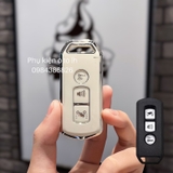 TPU ốp khóa nhựa xe máy - viền full bạc