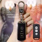 combo ốp khóa sh 3 nút đen viền bạc+móc kobi xám