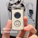 combo ốp nhựa trắng  Exciter+móc xoay 360 hình ô tô