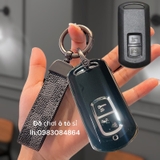 combo ốp khóa xe Airblade đen bạc+móc LV xám đen