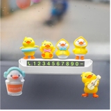 combo 6 vịt+bảng số thường trắng