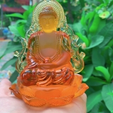 (17 mẫu ) Tượng phật bà Quan âm lưu ly trang trí taplo xe hơi