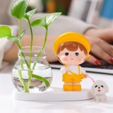 Mô hình Tượng bé gái bé trai dễ thương - phụ kiện trang trí