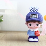 Mô hình Tượng bé gái bé trai dễ thương - phụ kiện trang trí