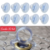 combo 10 cục hít che nắng trong suốt