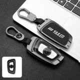 Bộ ốp kim loại lưng da lộn dập chìm logo + móc khoá VINFAST