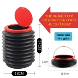 Thùng rác lò xo co giãn 4L mini