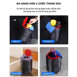 Thùng rác lò xo co giãn 4L mini