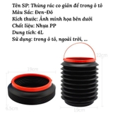 Thùng rác lò xo co giãn 4L mini