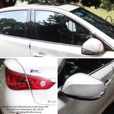 🚗 Cuộn Nẹp Viền Trang Trí Chân Kính Ô Tô Mạ Crom đủ size