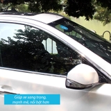 🚗 Cuộn Nẹp Viền Trang Trí Chân Kính Ô Tô Mạ Crom đủ size