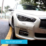 🚗 Cuộn Nẹp Viền Trang Trí Chân Kính Ô Tô Mạ Crom đủ size