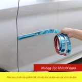 🚗 Cuộn Nẹp Viền Trang Trí Chân Kính Ô Tô Mạ Crom đủ size