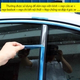 🚗 Cuộn Nẹp Viền Trang Trí Chân Kính Ô Tô Mạ Crom đủ size