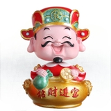 Ông thần tài hũ tiền trang trí taplo ( mẫu cao )