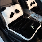 Gối tựa ô tô 2in1 đệm lót ghế ô tô Gấu Panda mềm mại nâng tầm nhìn hình gấu dễ thương