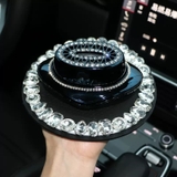 Nước hoa đính đá nắp oval cao cấp